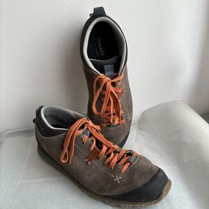 Aku Bellamont Trekking Shoes Mens Size 11.5 Brown Leather Hike Travel Outdoors